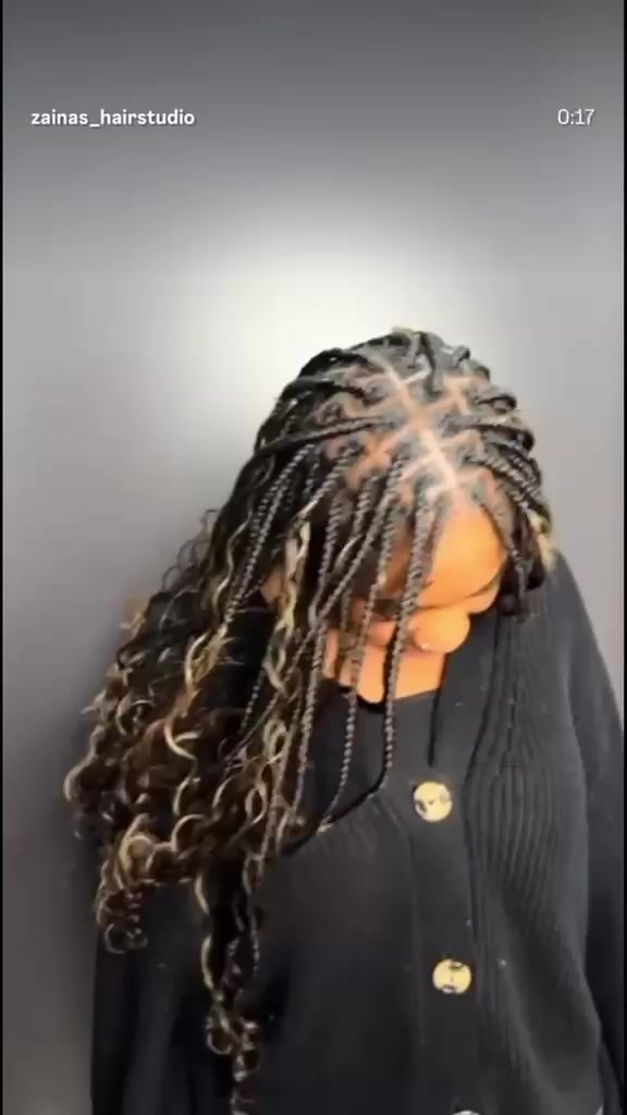 Medium Boho/Goddess Braids at Zaina’s Hair Studio Berlin