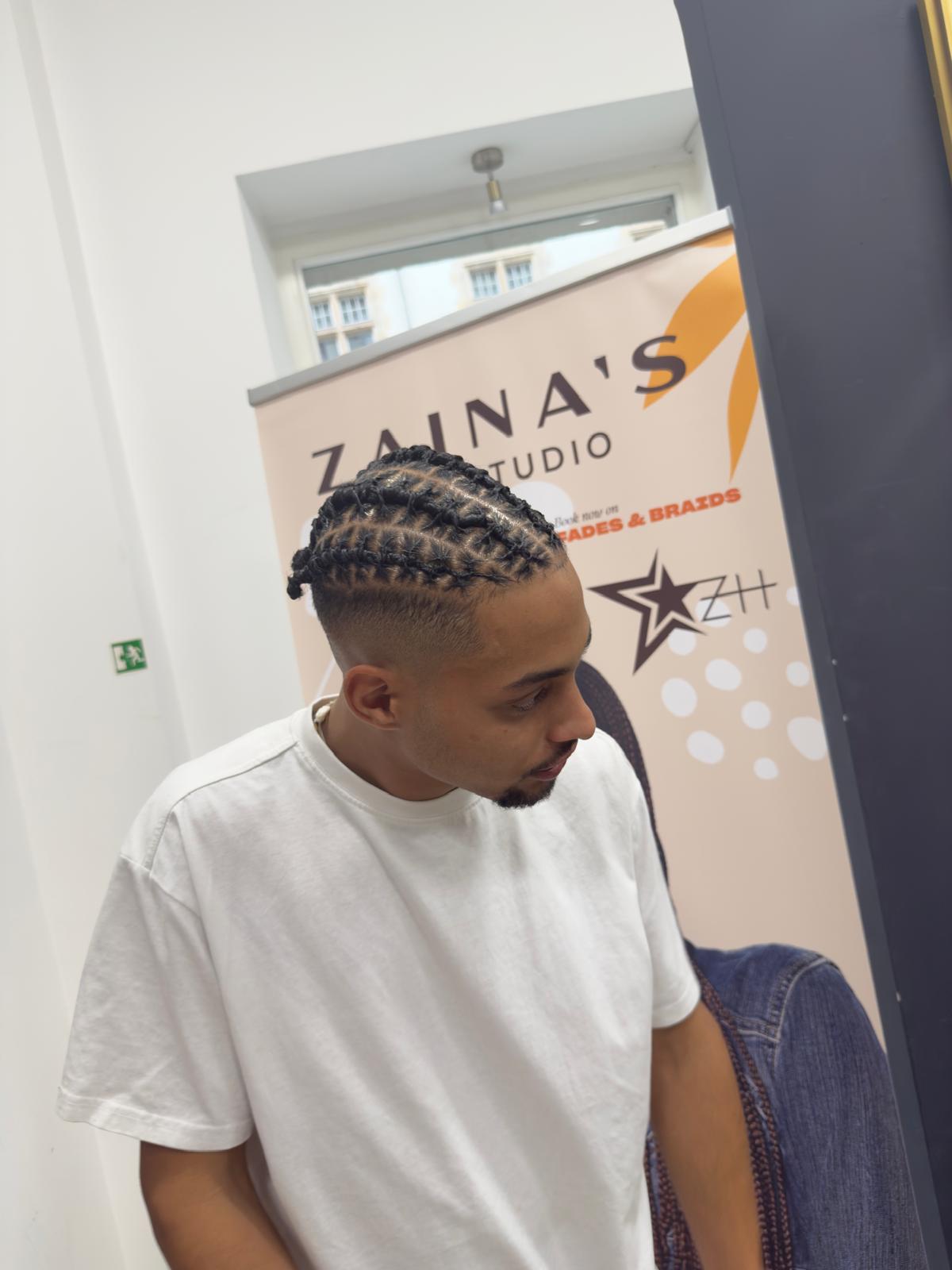Cornrows & Haircut at Zaina’s Hair Studio Berlin