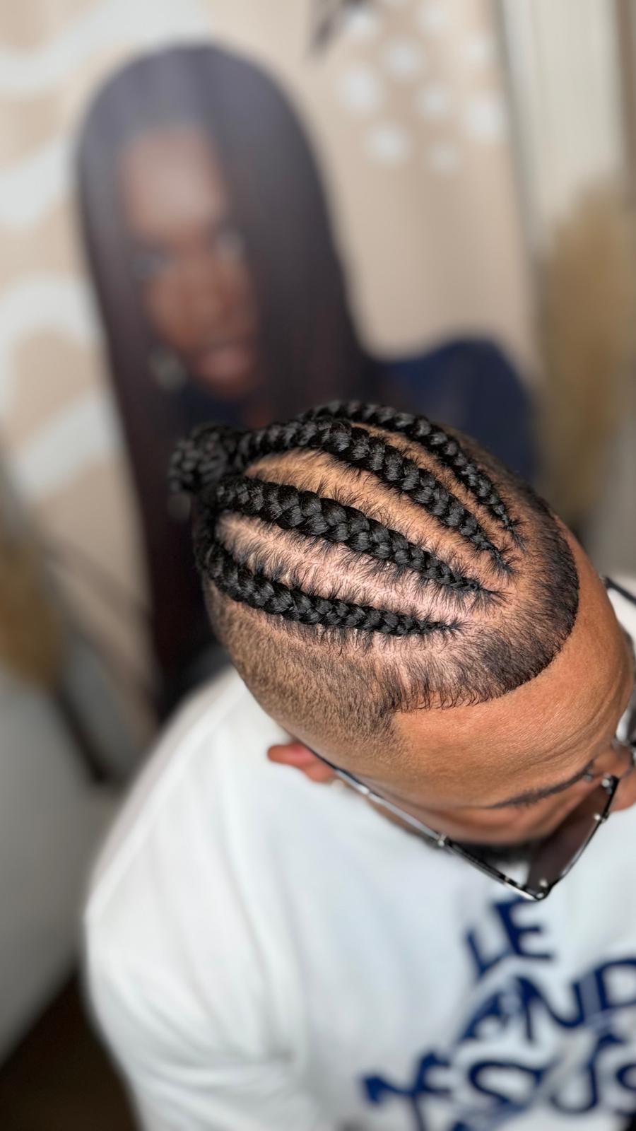 Six Cornrows at Zaina’s Hair Studio Berlin