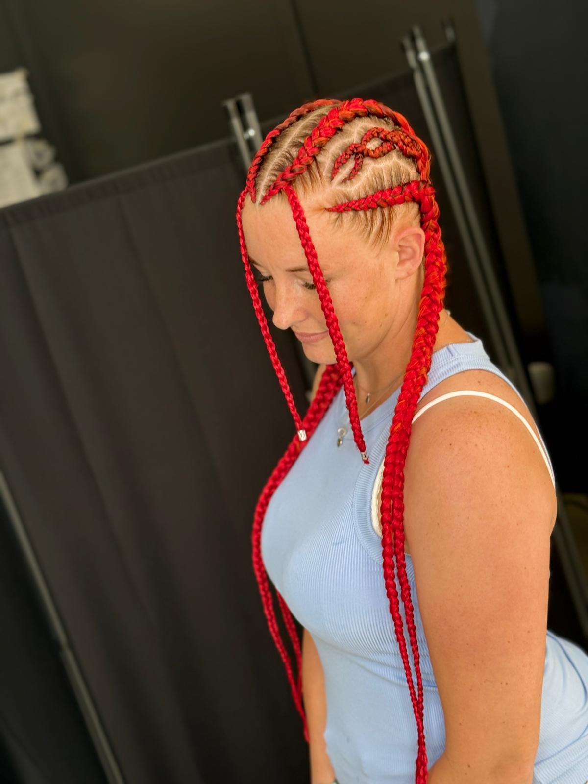 Tribal Braids at Zaina’s Hair Studio Berlin