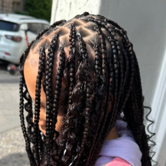 Braids with Extensions at Zaina’s Hair Studio Berlin